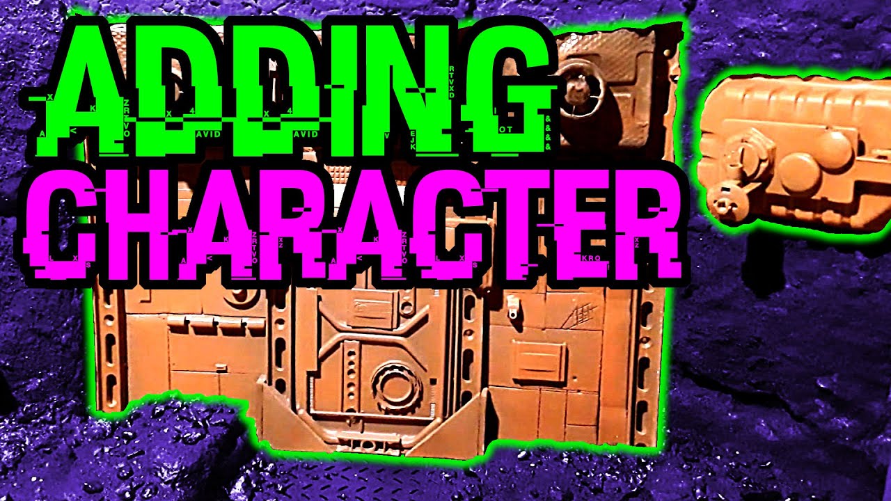 Making Alien Terrain on my Sci Fi Diorama | #4 | AIRLOCK DOOR model