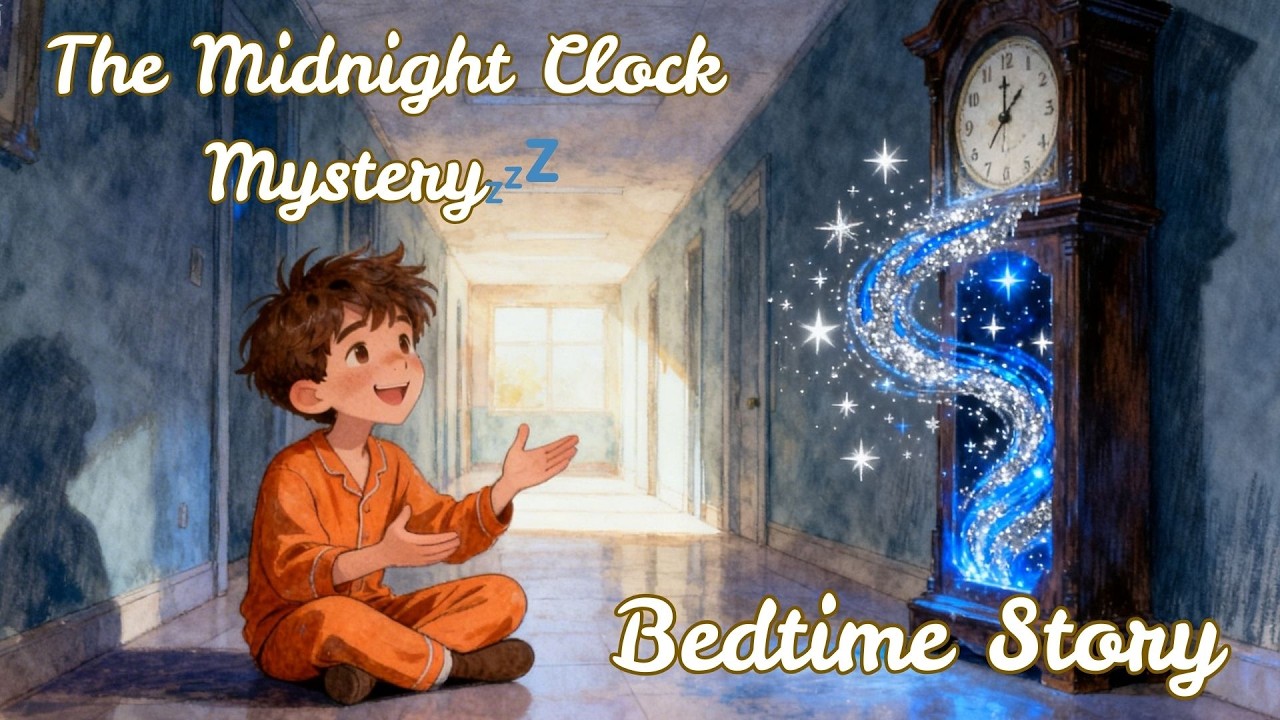 The Midnight Clock Mystery 🌙✨ |  Bedtime Story for Kids