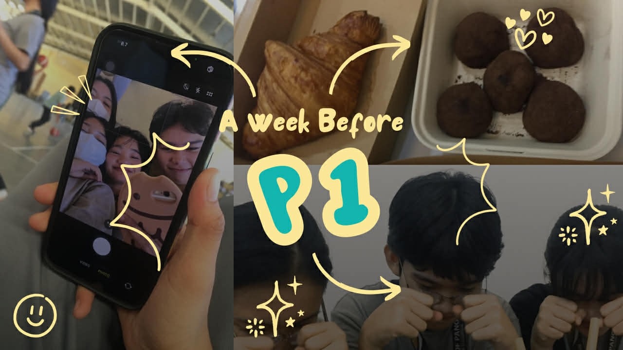 A Week Before P1 | College Vlog