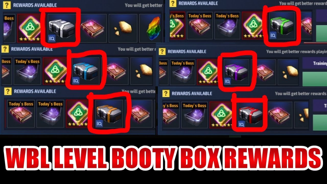 WBU | Booty Box Level | and Rewards | Marvel Future Fight Hindi India