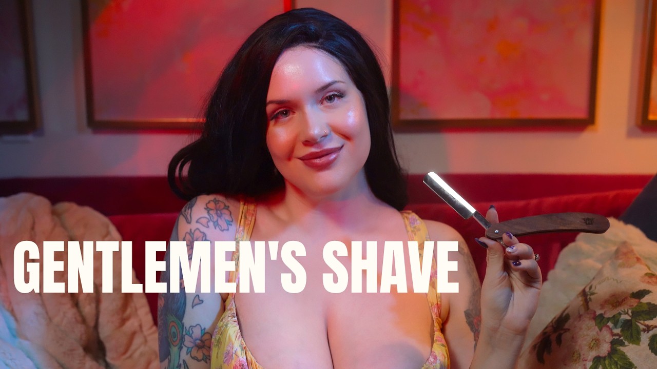 Ultimate Gentlemen’s Shave ASMR ✂️ Relaxing Lather, Razor Sounds & Soft Whispering