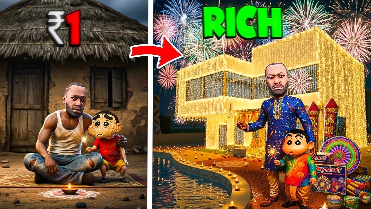 🤩Franklin Celebrate’s Diwali in Indian Bike Driving 3d!!