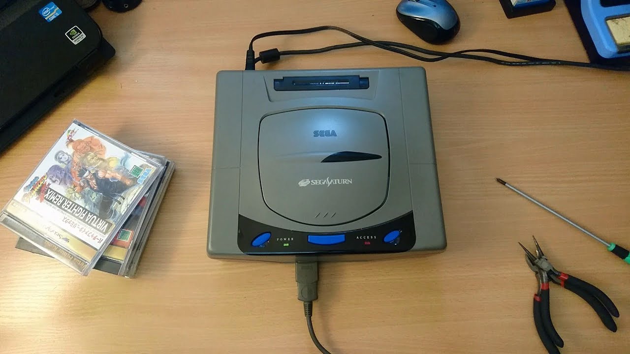 Чиповка Sega Saturn c помощью чипа Pahntom Universal