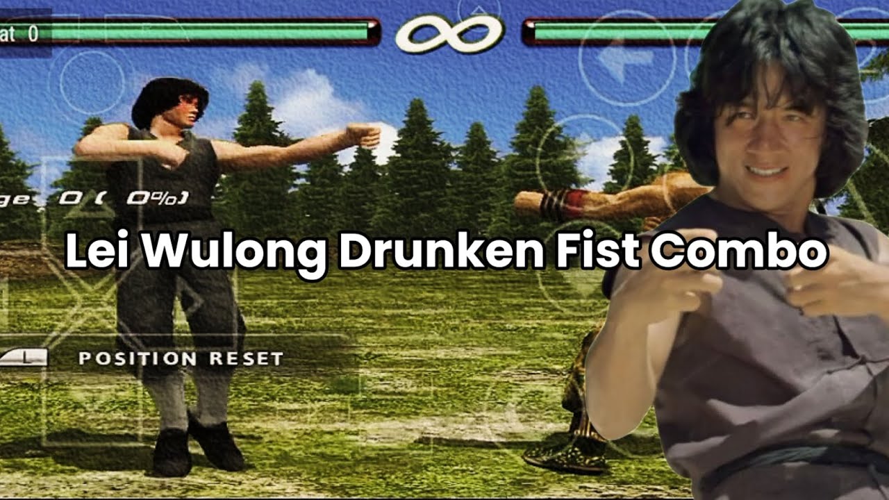Lei Wulong (Jackie Chan) Drunken Fist Combo Tekken 6