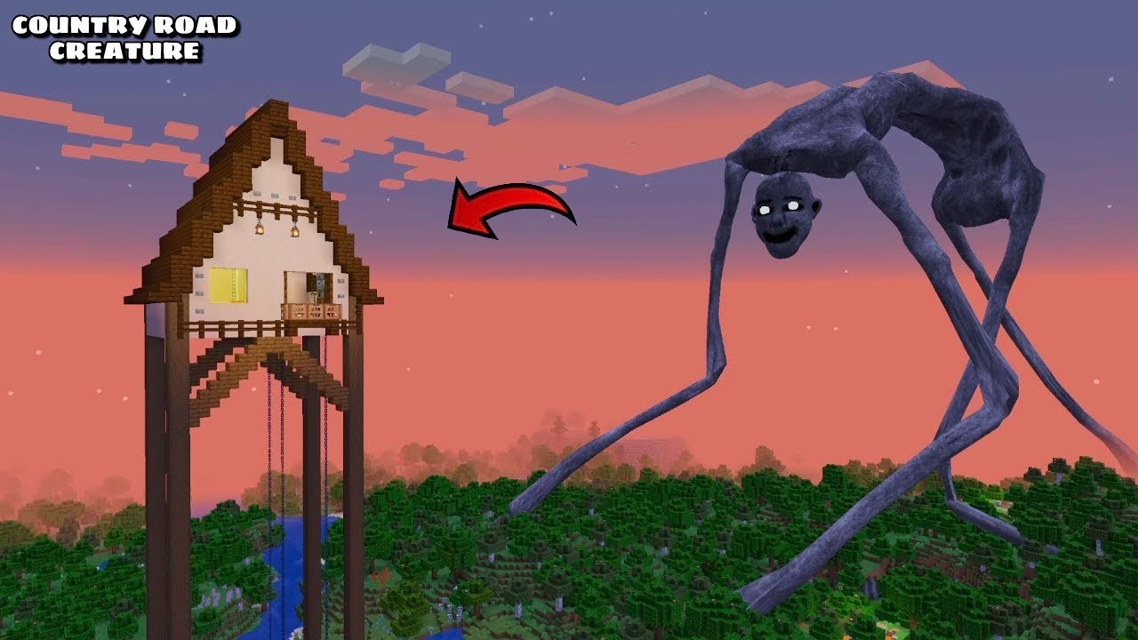 i Found Scariest COUNTRY ROAD CREATURE ARRIVAL 😱 in Minecraft | Minecraft Horror |