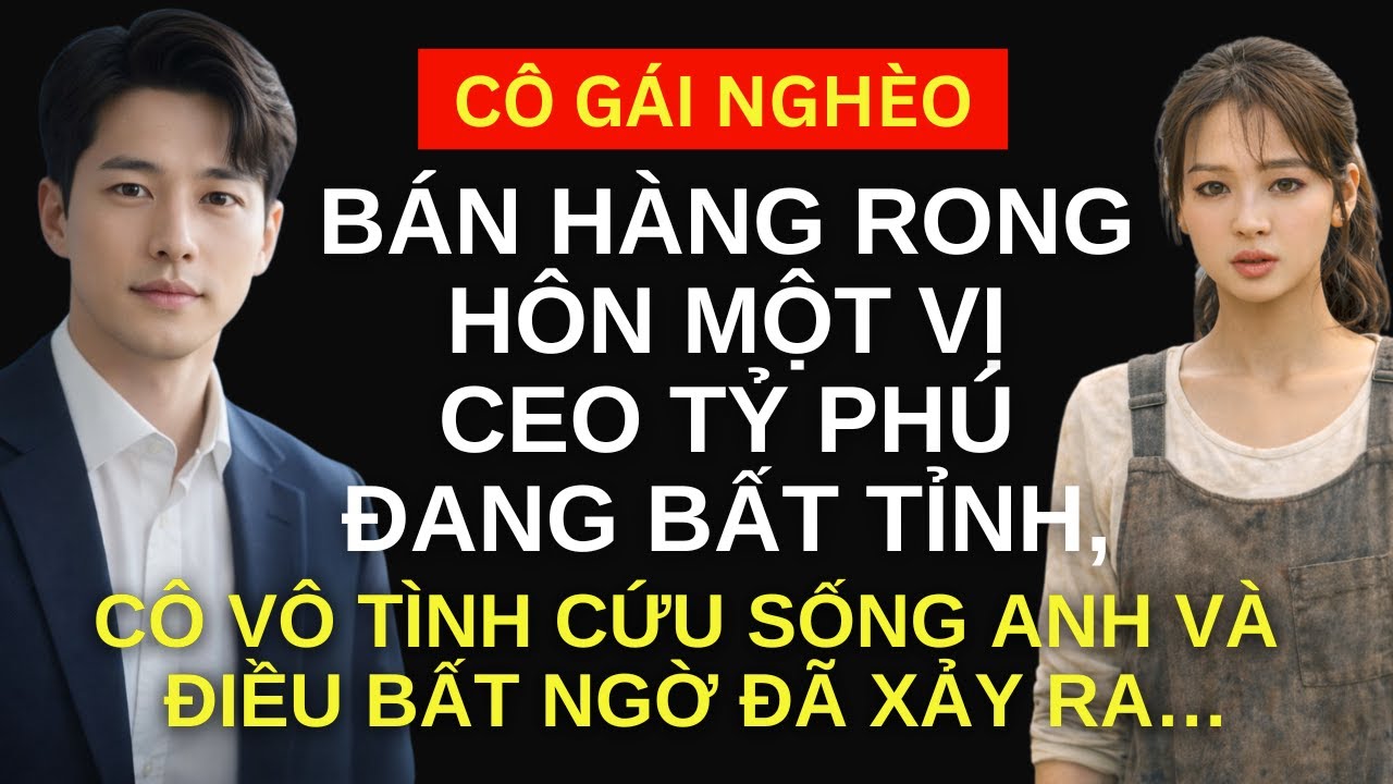 Cô bán hàng rong HÔN một vị tỷ phú ĐANG BẤT TỈNH, vô tình CỨU SỐNG anh, và điều bất ngờ đã xảy ra...