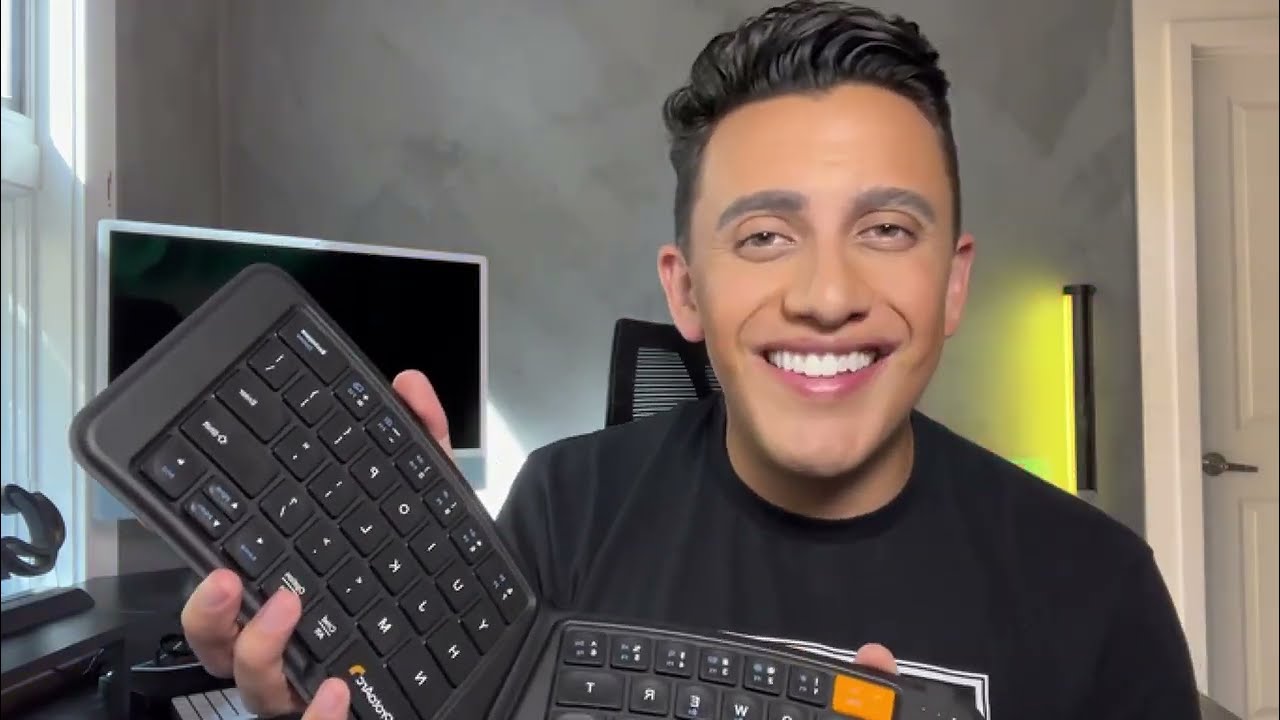 ProtoArc XK03 Foldable Ergonomic Keyboard Unbox, Demo, Review