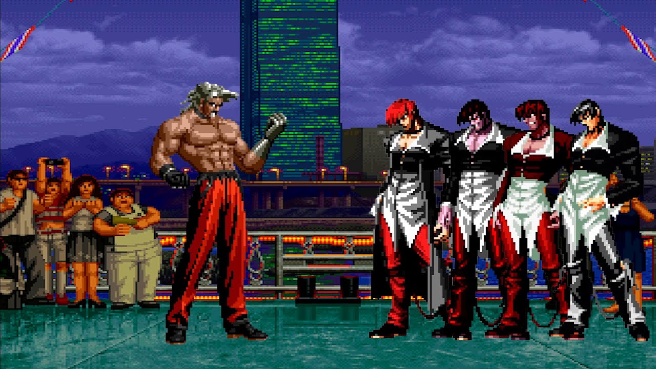 [KOF Mugen] Omega Rugal Nogal vs Iori Blood Team