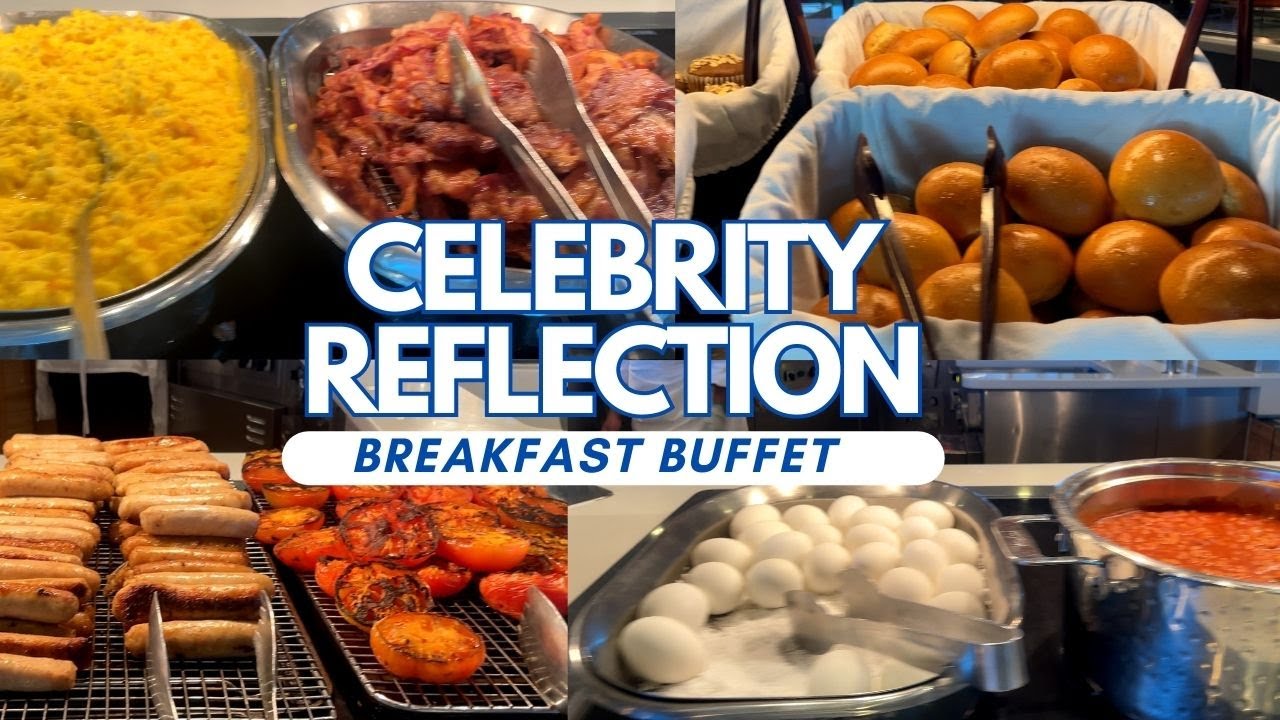 Celebrity Reflection Breakfast buffet at the Oceanview Cafe, Celebrity Cruises