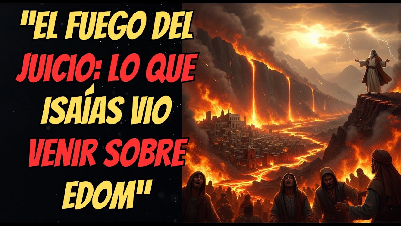 El diluvio de fuego sobre Edom: donde hay bastante gente sufriendo la profecía ardiente de Isaías