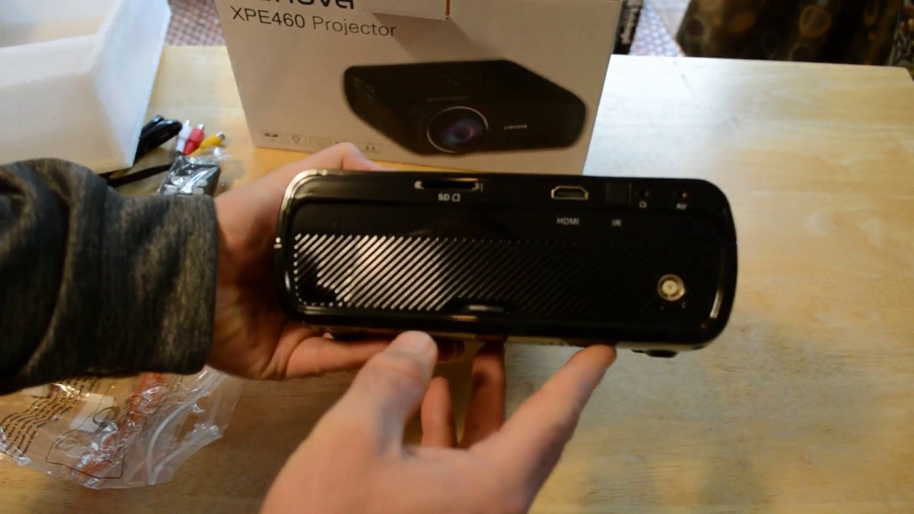 Crenova XPE460 Upgraded Projector 1200 Lumens 800x460 Review
