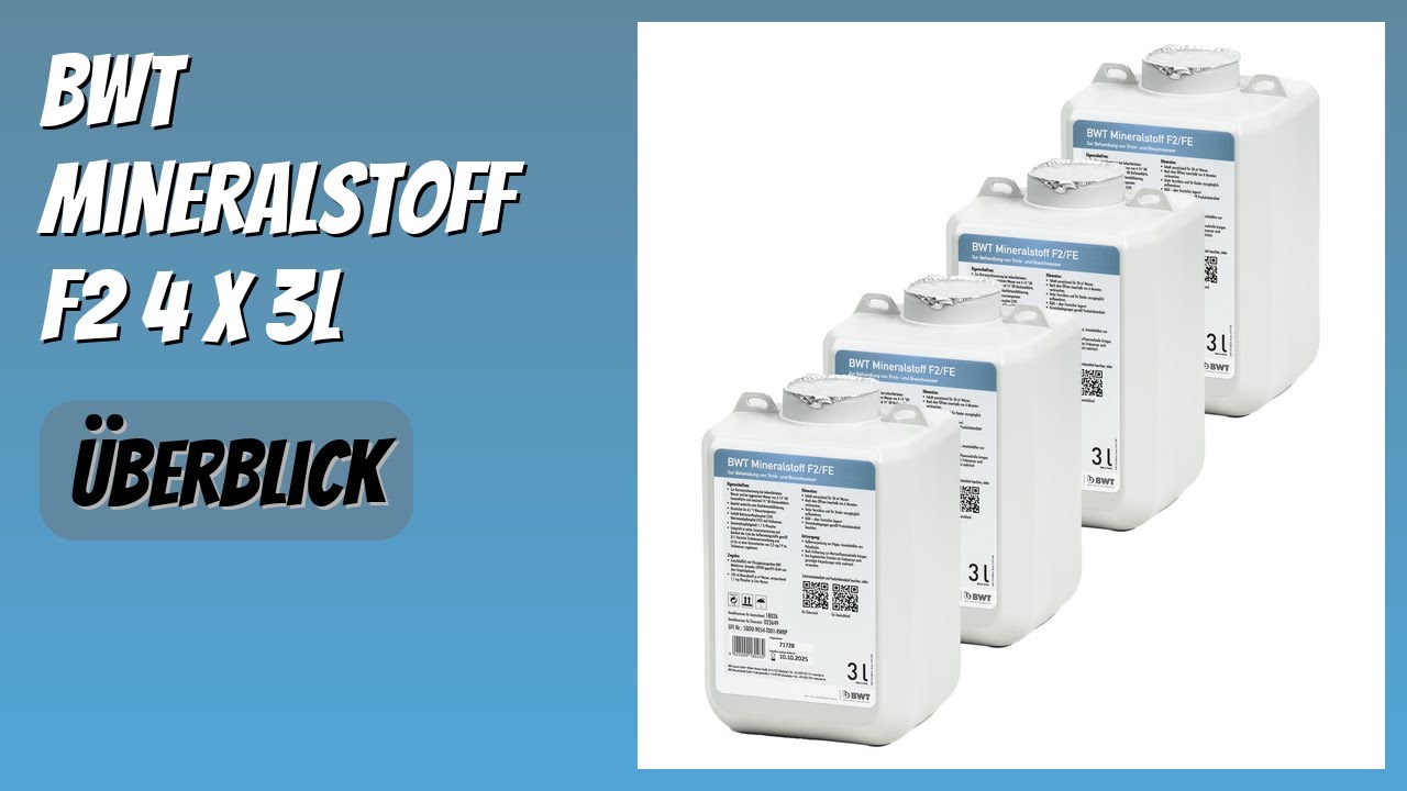 BEWERTUNG (2026): BWT Mineralstoff F2 4 x 3l. Infos