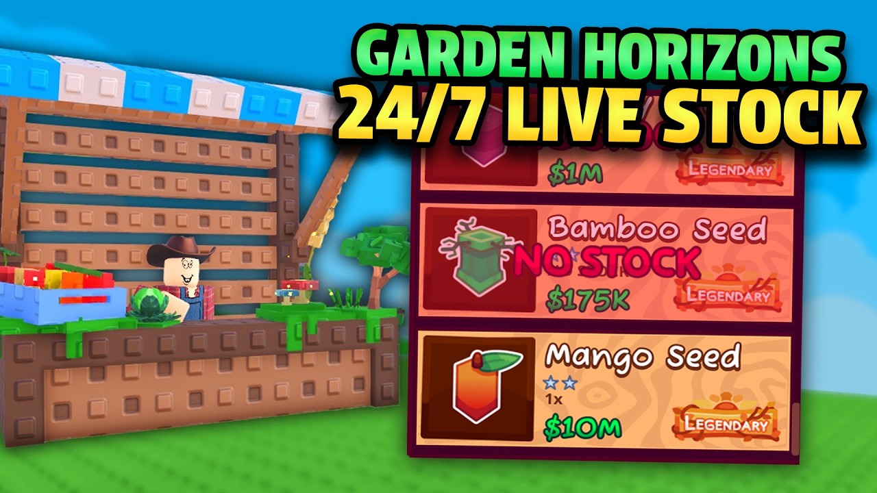 Live 🔴 | GARDEN HORIZONS STOCKS & WEATHER 24/7!