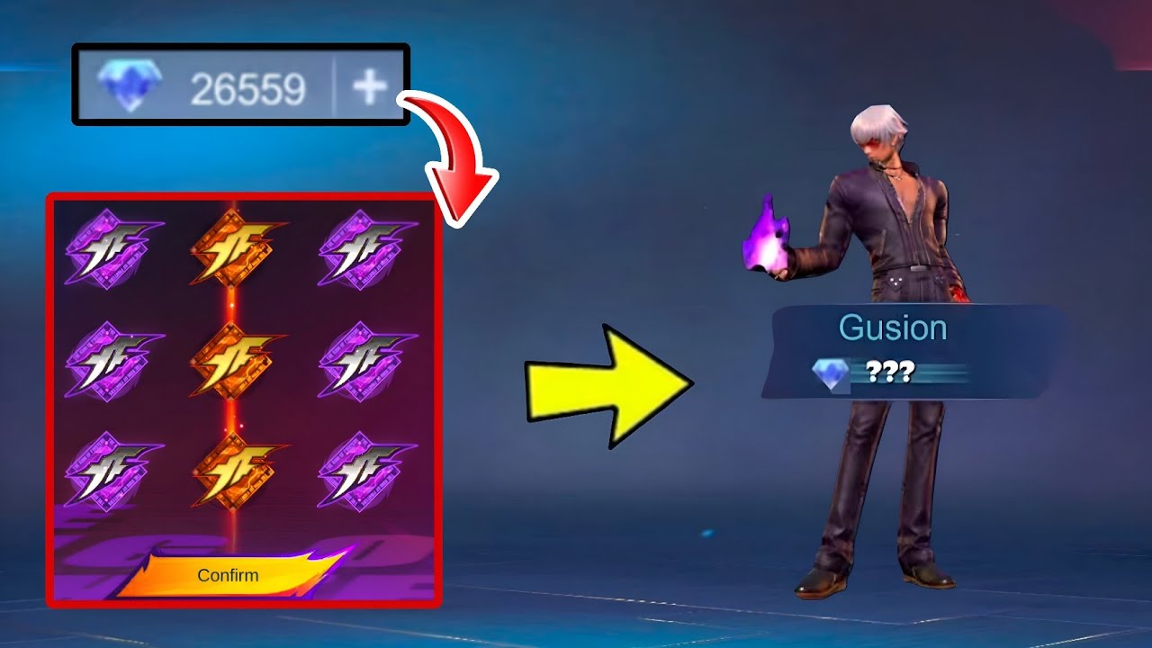 SPENDING 30000+ DIMOND TO GET GUSION (K') KOF SKINS -MLBB