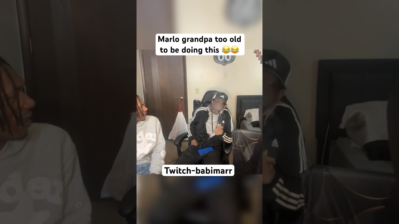 Дедушка курит, а внук выходит из-под контроля 😲