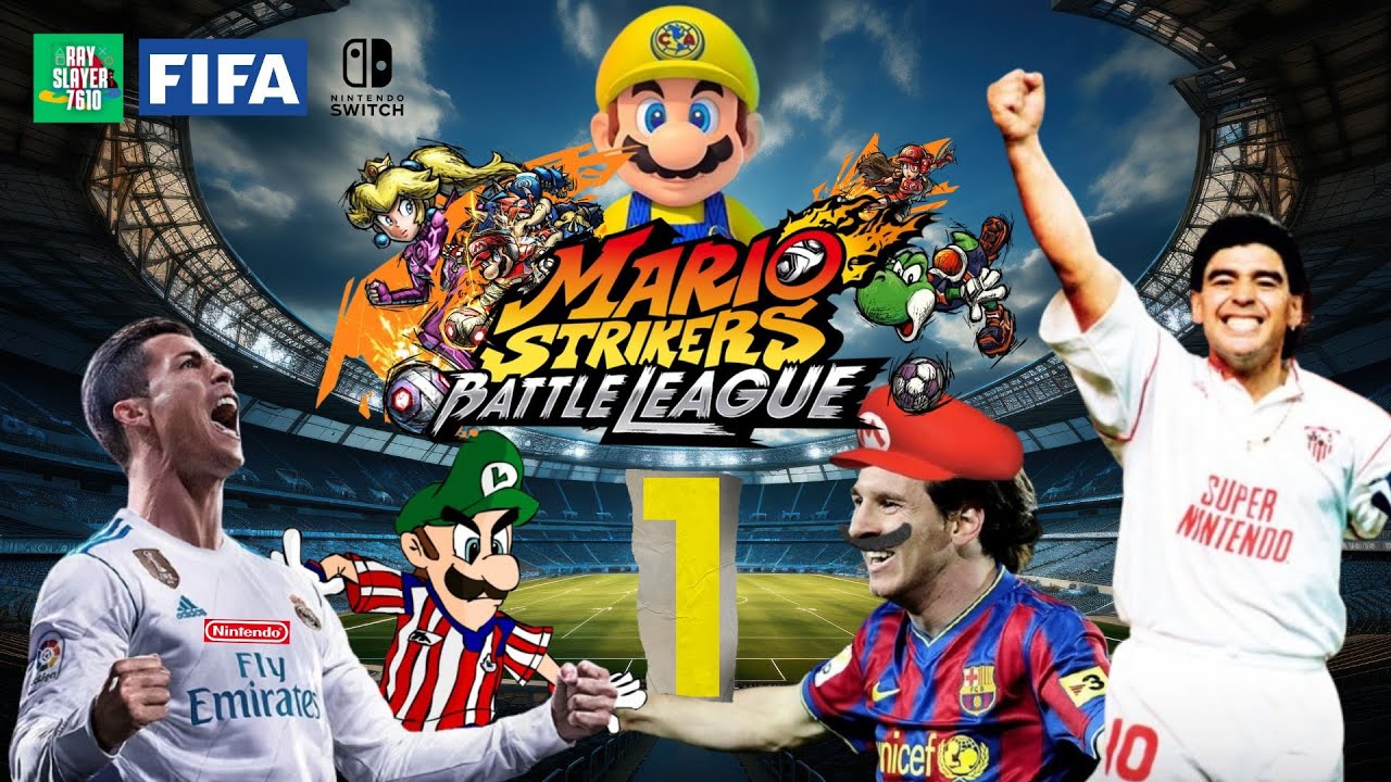 SUPER MARIO STRIKERS FIFA: Unas retas en el rancho de futbol #directo #mariostrikerschargedfootball