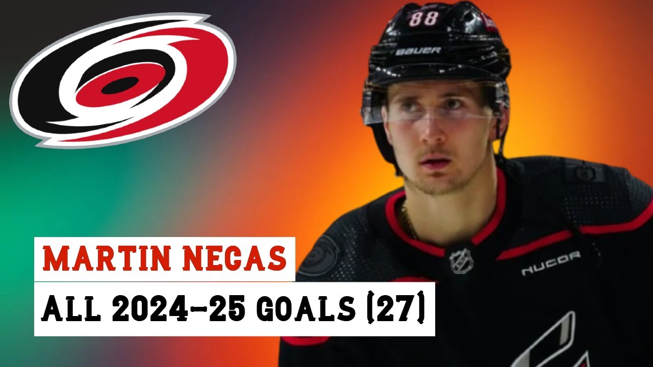 Martin Necas (#88) All 27 Goals of the 2024-25 NHL Season
