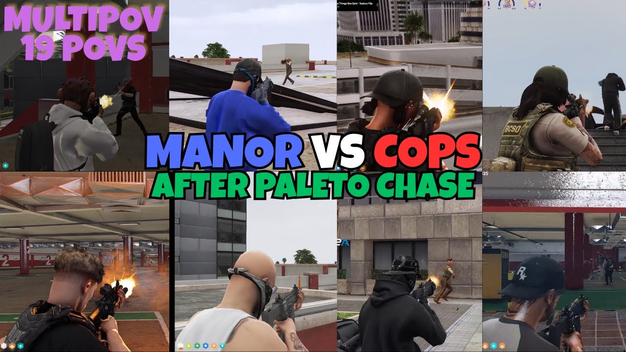 Manor Wipe PD After Paleto Chase Goes Wrong (19 POVs) | Multi-POV | NOPIXEL 4.0 GTA RP