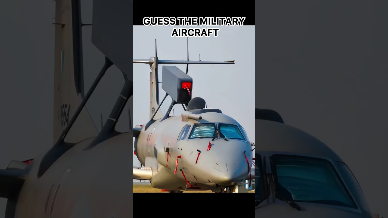 Guess the Military Aircraft? 🛩️ | DRDO EMB-145 Netra AEW&C #Netra #AEWC #IndianAirForce #military