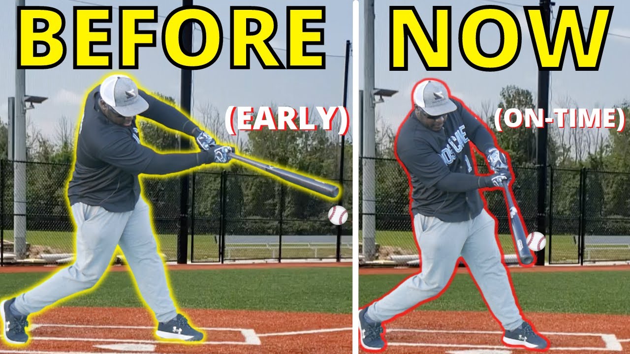 How To Fix An EARLY Baseball Swing IMMEDIATELY...Without Changing Your Swing