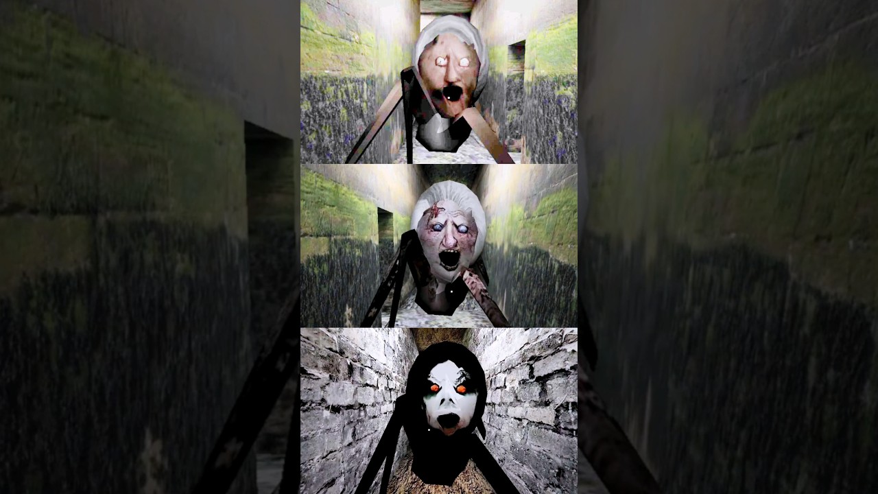 Spider Mom Jumpscare In Normal Vs Granny Vs Slendrina's Skin In Granny New Mod Update