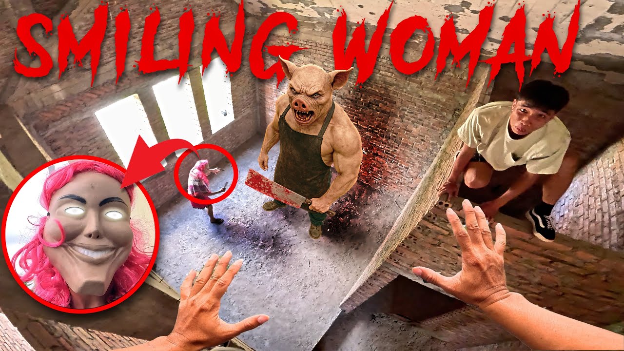 ESCAPING SMILING WOMAN 33.0 | Parkour Pov Horror Film| By B2F Viet Nam