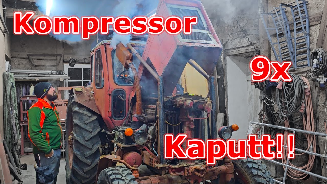 Druckluftkompressor Traktor 9x TAUSCHEN???