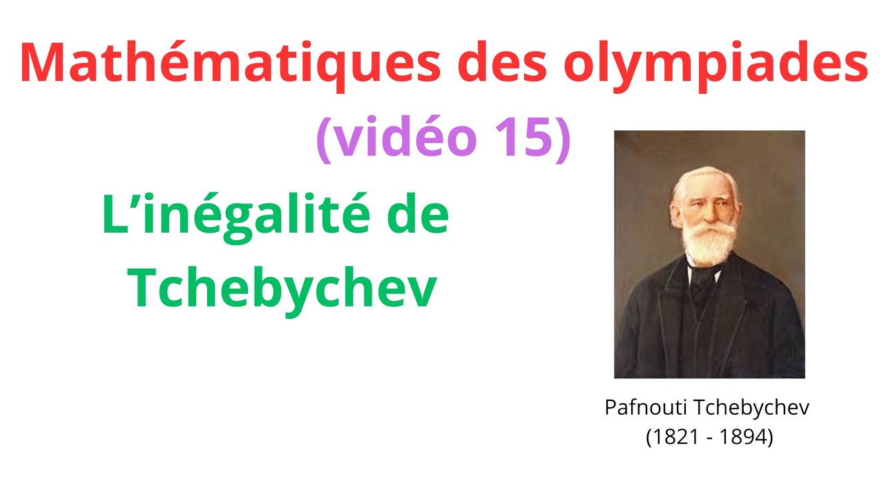 Inégalité de Tchebychev