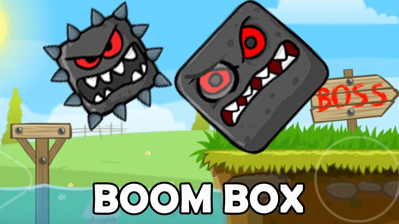 Red Ball 4 - Boom Box in Green Hill Red Ball 4 Gameplay