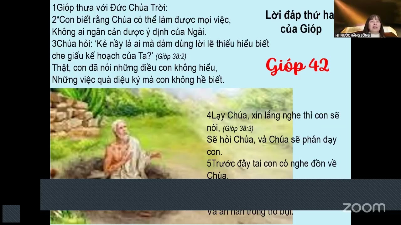 HÀNH TRÌNH XUYÊN KINH THÁNH Gióp  Bài 36 20 01 2026