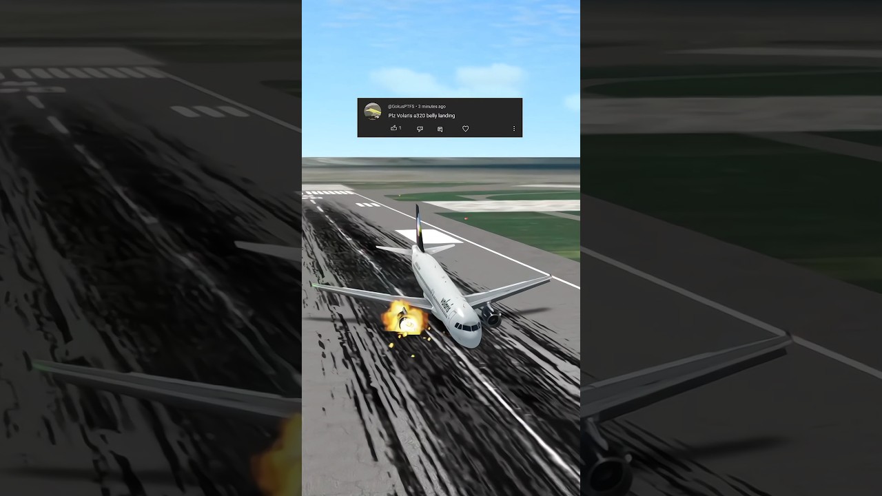 Volaris A320 Belly Landing 
