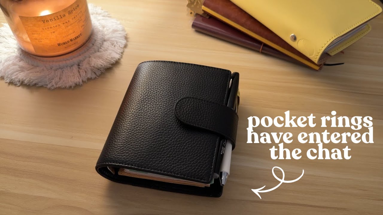 Cozy Desk Chat// Updated Personal Filofax Flip through AND Pocket Rings!