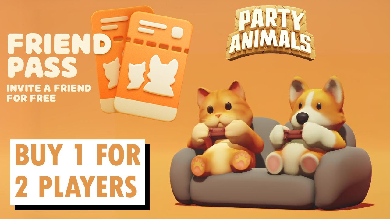 Party Animals Friend Pass - Invite a Friend for FREE