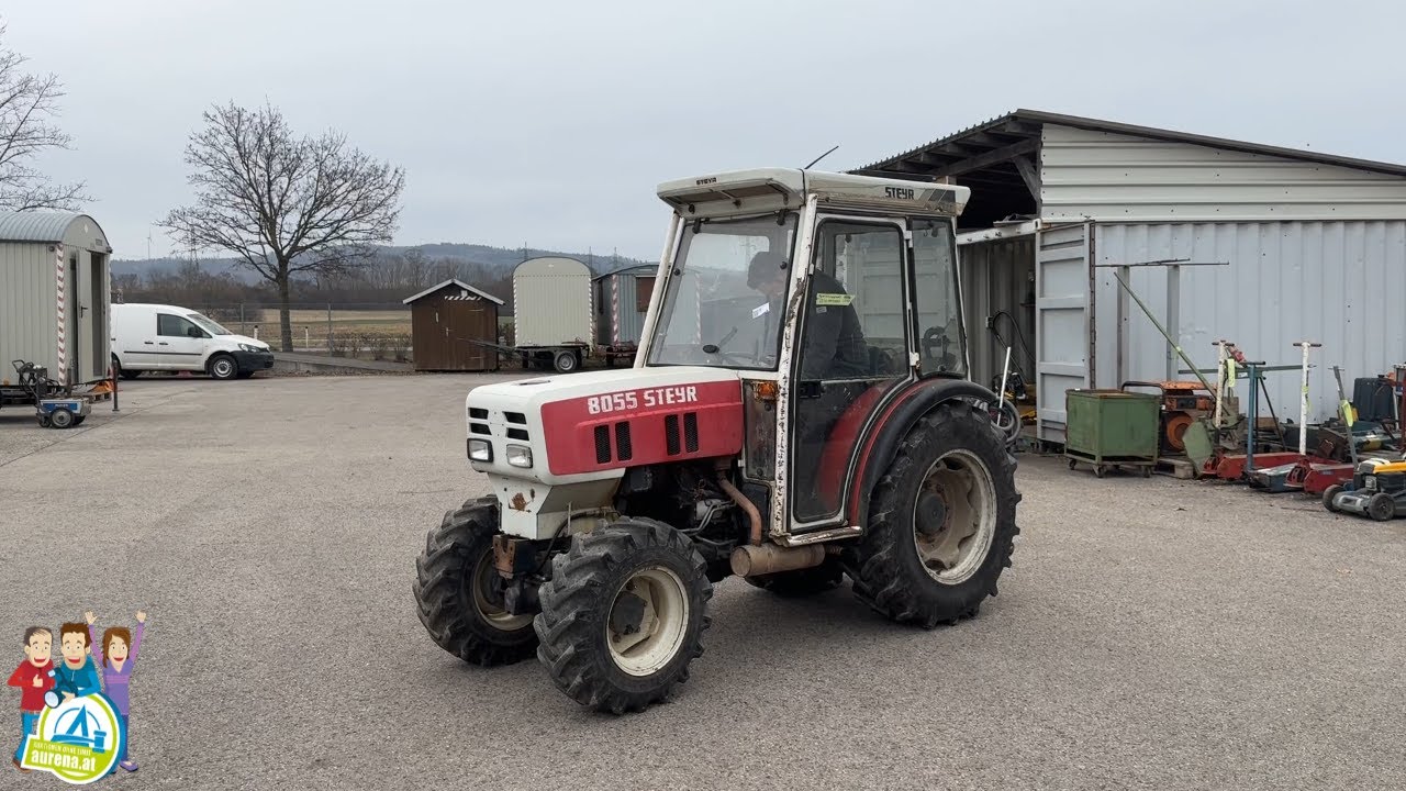 Allrad Schmalspurtraktor Steyr 8055AS 337.16/25
