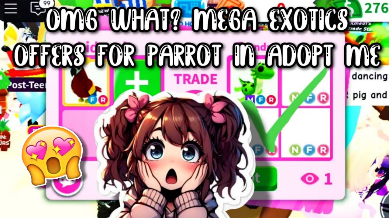 INSANE Offers for My FR Parrot in Adopt Me! (Huge SHOCKING Overpays?!)🍁😯 | Parrot Worth 2025