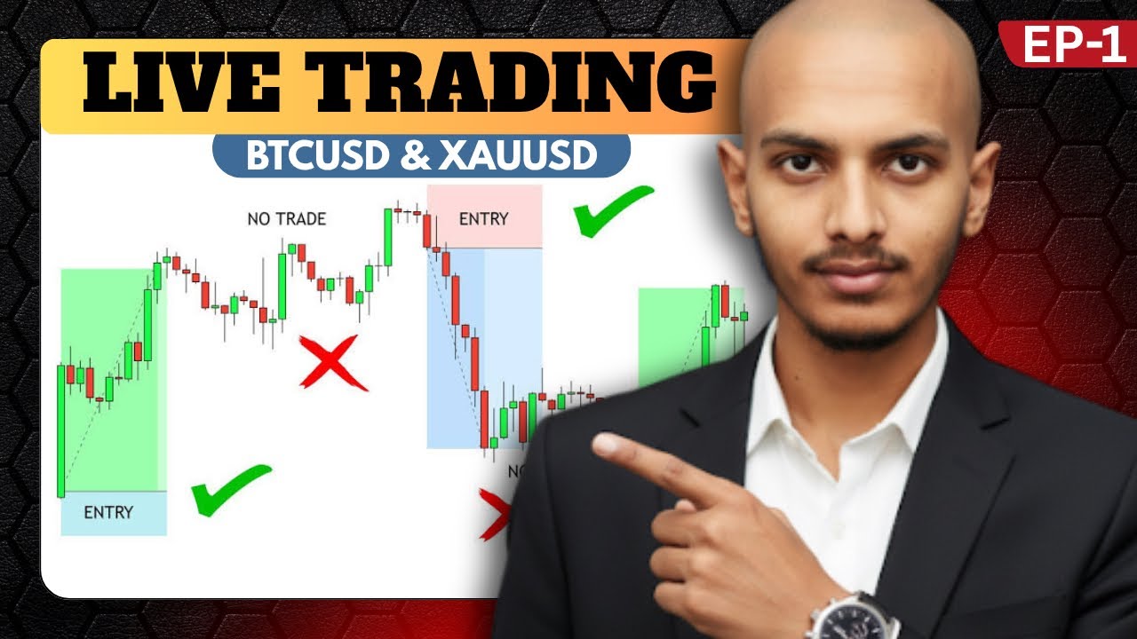 Live Trading Crypto & Gold தமிழ் EP-1 | Real Market Analysis & Profitable Trades | The zen trade 