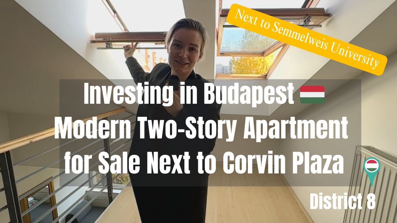 Invest in Budapest 🇭🇺  Modern Two-Story Apartment for Sale Near Semmelweis University in District 8