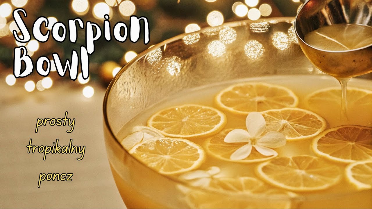 Scorpion Bowl - legendarny poncz Tiki | Domowy Bar