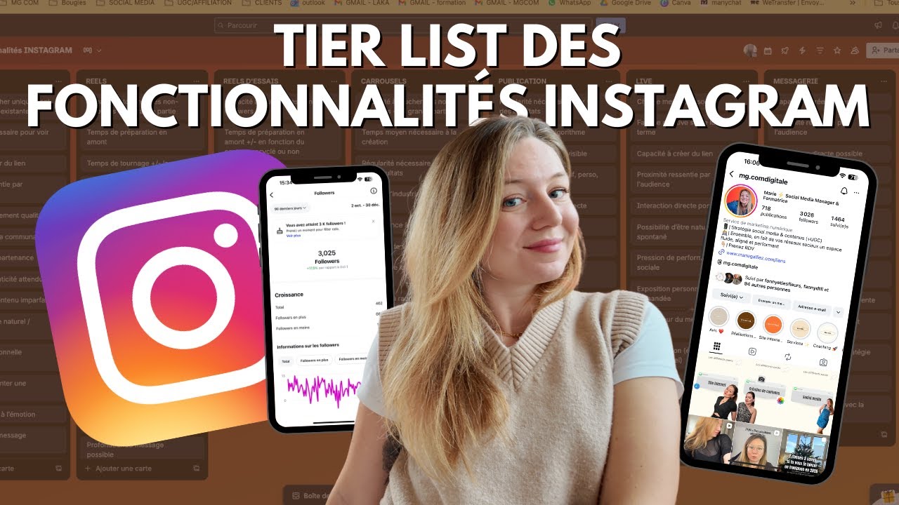 Tier List 2026 : les fonctionnalités Instagram à connaître !