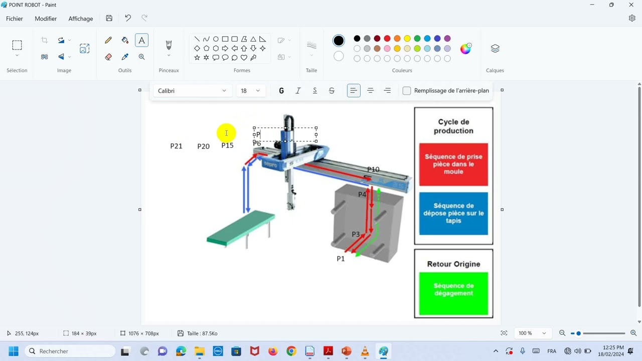 Formation gratuite à distance Robot SEPRO chapitre 00 LES  POINTS