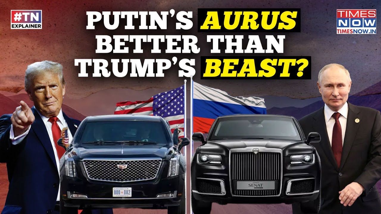 Putin’s Aurus Senat Limo Better Than Trump’s Beast? Inside ‘Fortress On Wheels’| Putin In India