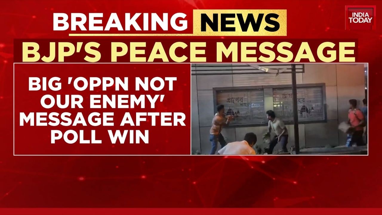 Bengal Violence: BJP Warns Cadre Against Bengal Post-Poll Violence | 'Oppn' Not Enemy'