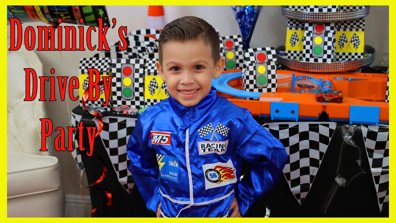 DRIVE BY BIRTHDAY RACE PARTY for DOMINICK| D&D FAMILY VLOGS