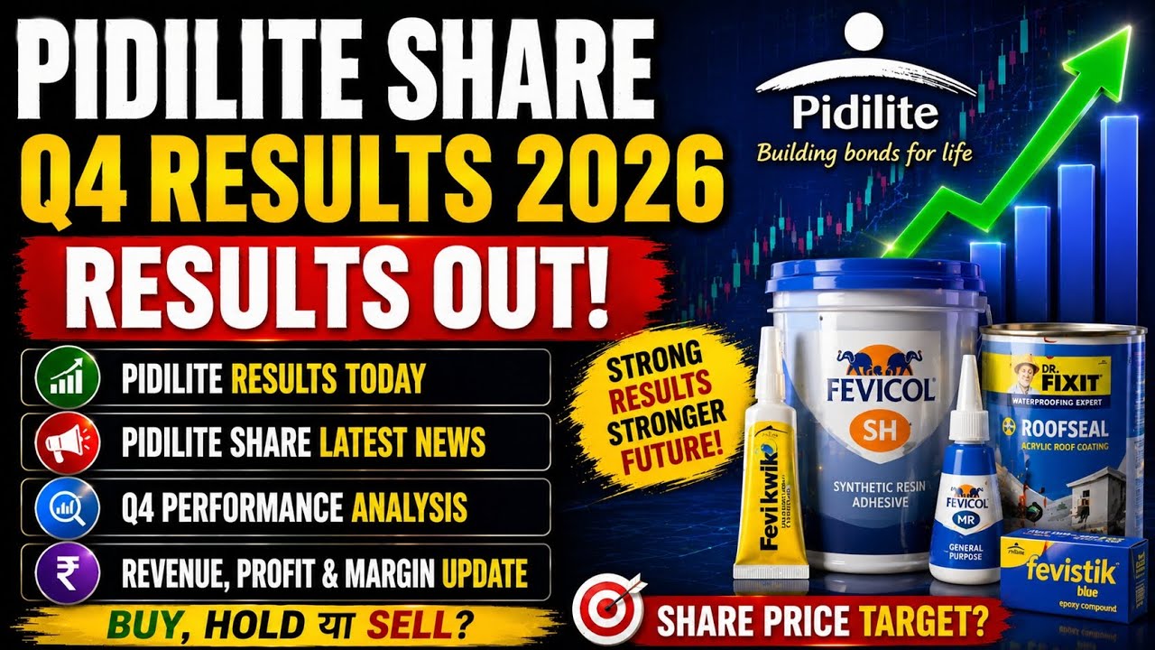 Pidilite Share Q4 Results 2026 🔥 | Results OUT! Big Growth Ahead?Latest News 📈 | Buy Hold Ya Sell?