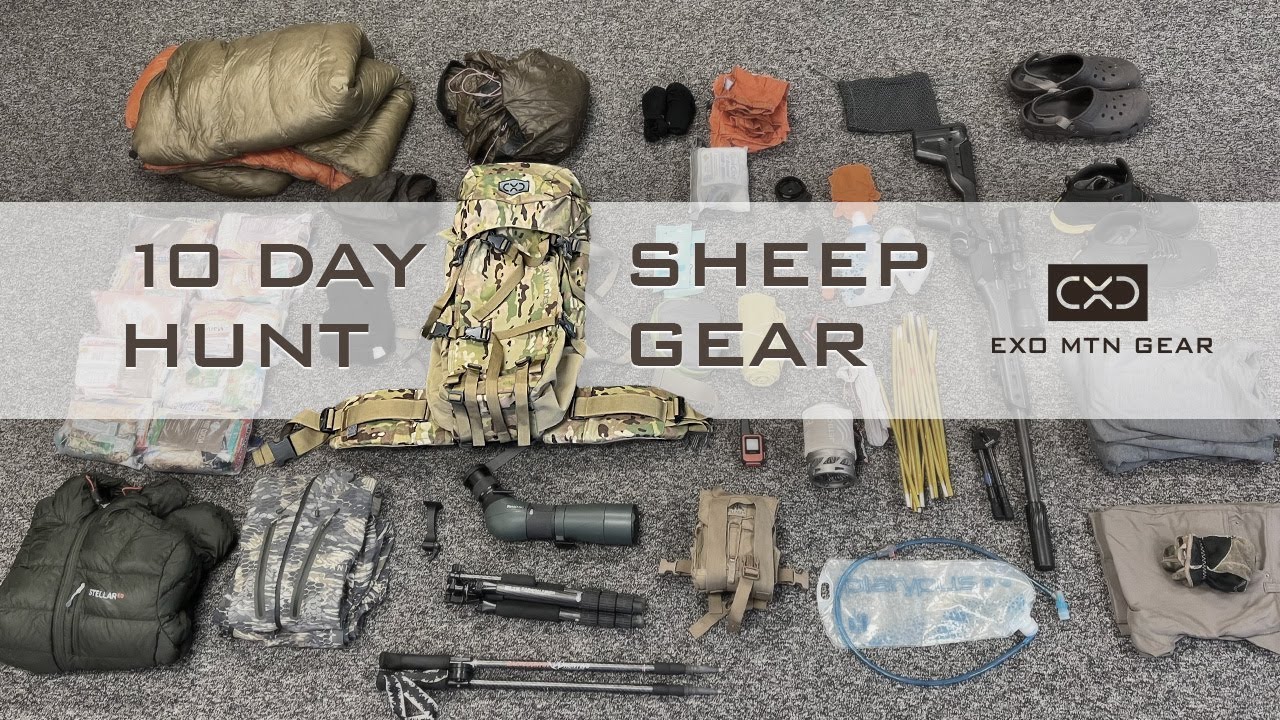 10-Day Backpack Sheep Hunting Gear List — What's In My Pack? by Steve Speck