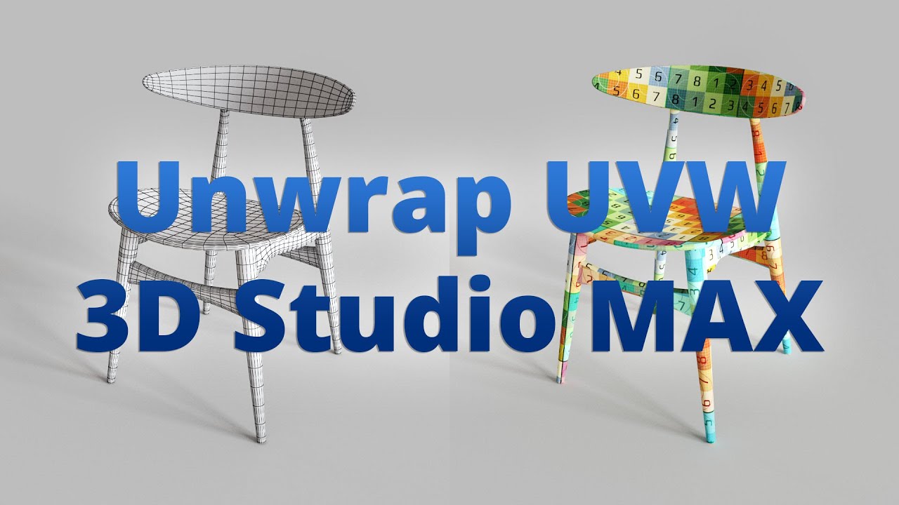 Coordenadas de mapeado con Unwrap UVW en MAX 2017
