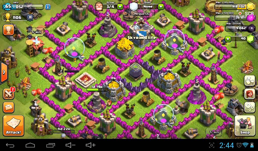 Test clash of clans