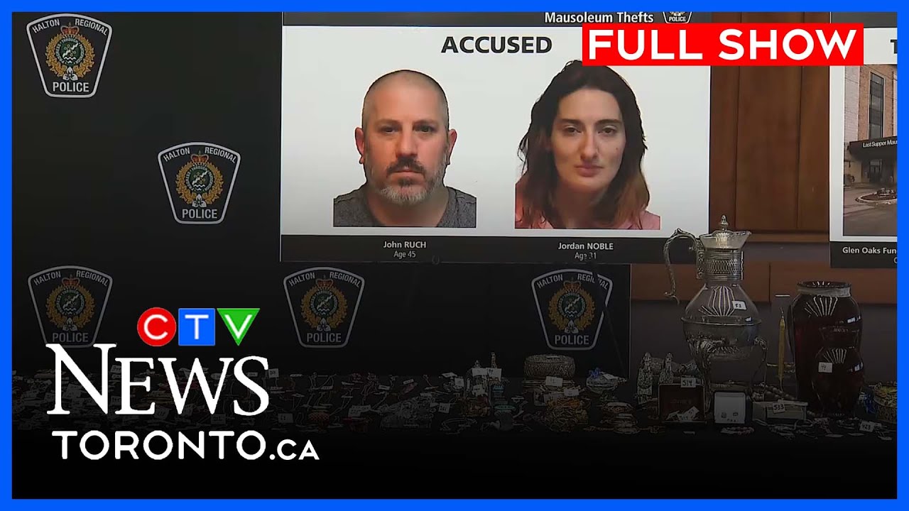 Suspects arrested following over 300 thefts from cemeteries | CTV News Toronto at Six for Nov17 2025