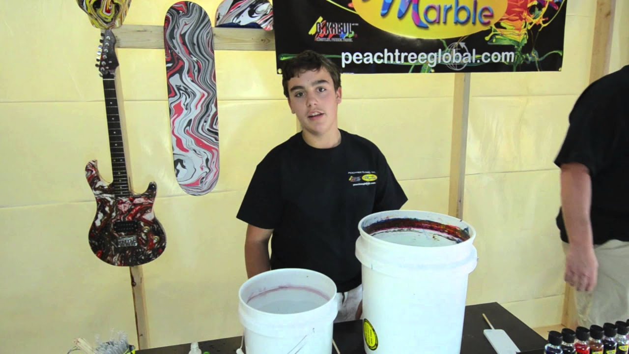 Magic Marble Swirling Paints       www.peachtreeglobal.com
