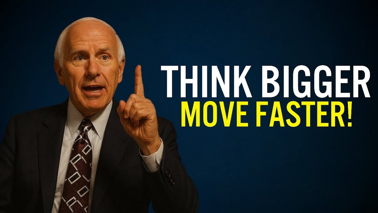 Think Bigger, Move Faster - Jim Rohn Motivation